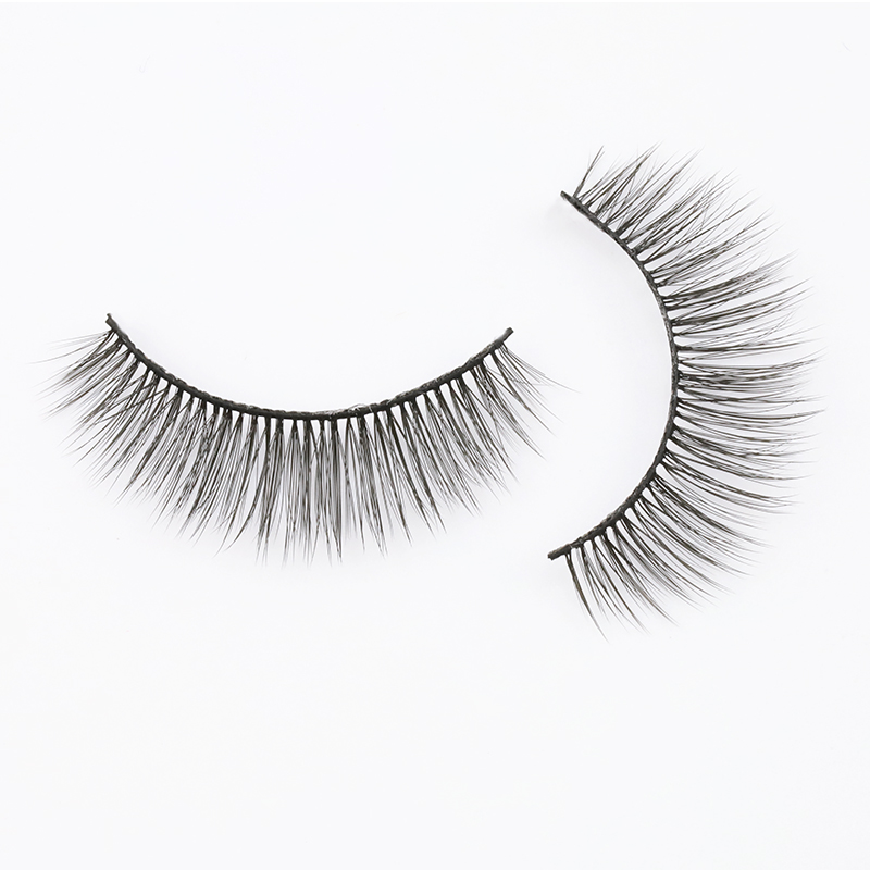 False Wholesale 100% Wispy vegan lash 3D faux mink Lashes Private Label Lash Own Logo box JN72